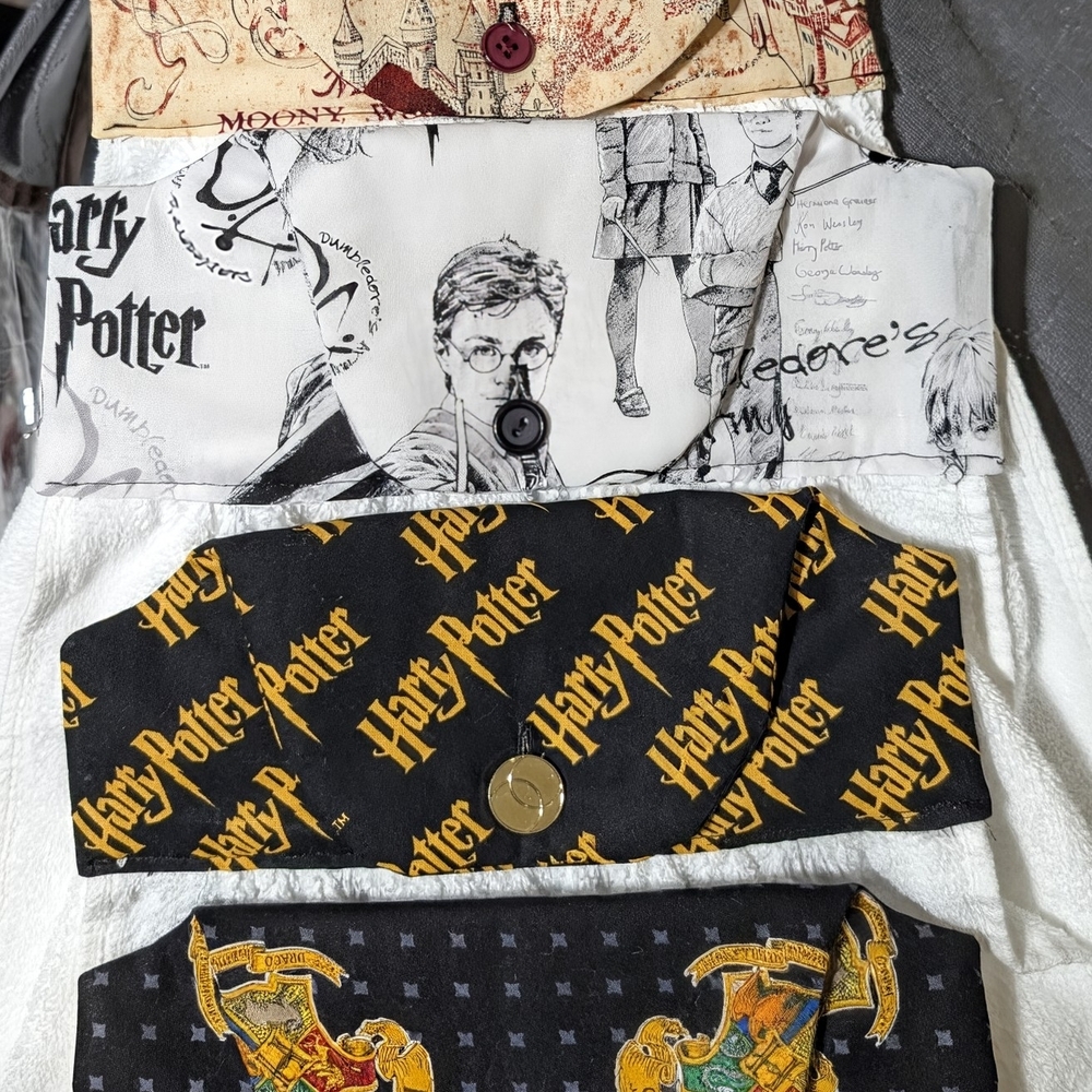 Harry Potter Themed Fabric Pouches